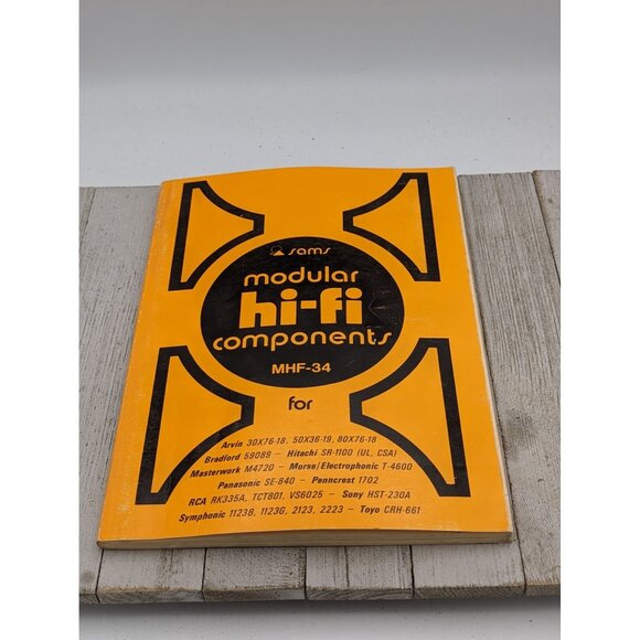 Original Sams Modular HI-FI Series Service Repair Manual Book MHF-34 - Picture 1 of 3